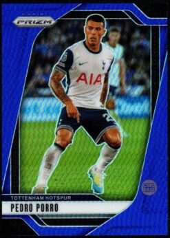 2024-25 Panini Prizm Premier League Blue Prizm Card 73 Pedro Porro 152/299