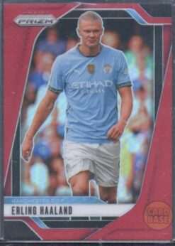 Erling Haaland #9 - Manchester City 2024-25 Panini Prizm Red Prizm 1/199