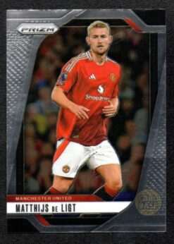 Matthijs de Ligt #125 - Manchester United 2024-25 Panini Prizm Base Card