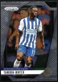 Yankuba Minteh #180 - Brighton & Hove Albion FC 2024-25 Panini Prizm Base Card