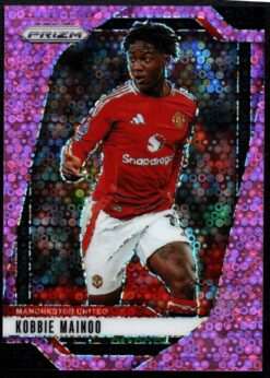 2024-25 Panini Prizm Premier League Breakaway Pink Card 124 Kobbie Mainoo 143/149