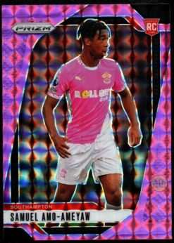 2024-25 Panini Prizm Premier League Pink Mosaic Card 292 Samuel Amo-Ameyaw