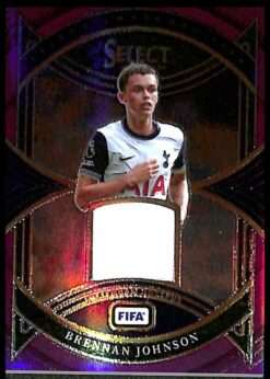 Panini Select Premier League #SW-BJ Purple 2 of 49 Patch Brennan Johnson