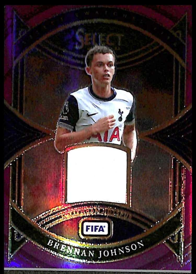 Panini Select Premier League #SW-BJ Purple 2 of 49 Patch Brennan Johnson