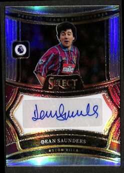 Panini Select Premier League Signatures Purple #S-DS Dean Saunders Auto