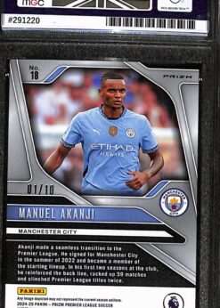 Gold Breakaway #18 Manuel Akanji 1/10 MGC 9 back