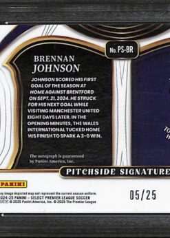 Tie Dye Auto #PS-BR Brennan Johnson 5/25 MGC 10 back