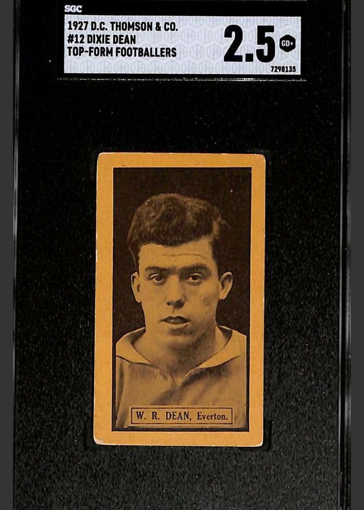 DC Thomson & Co #12 Dixie Dean Top Form Footballers Dixie Dean