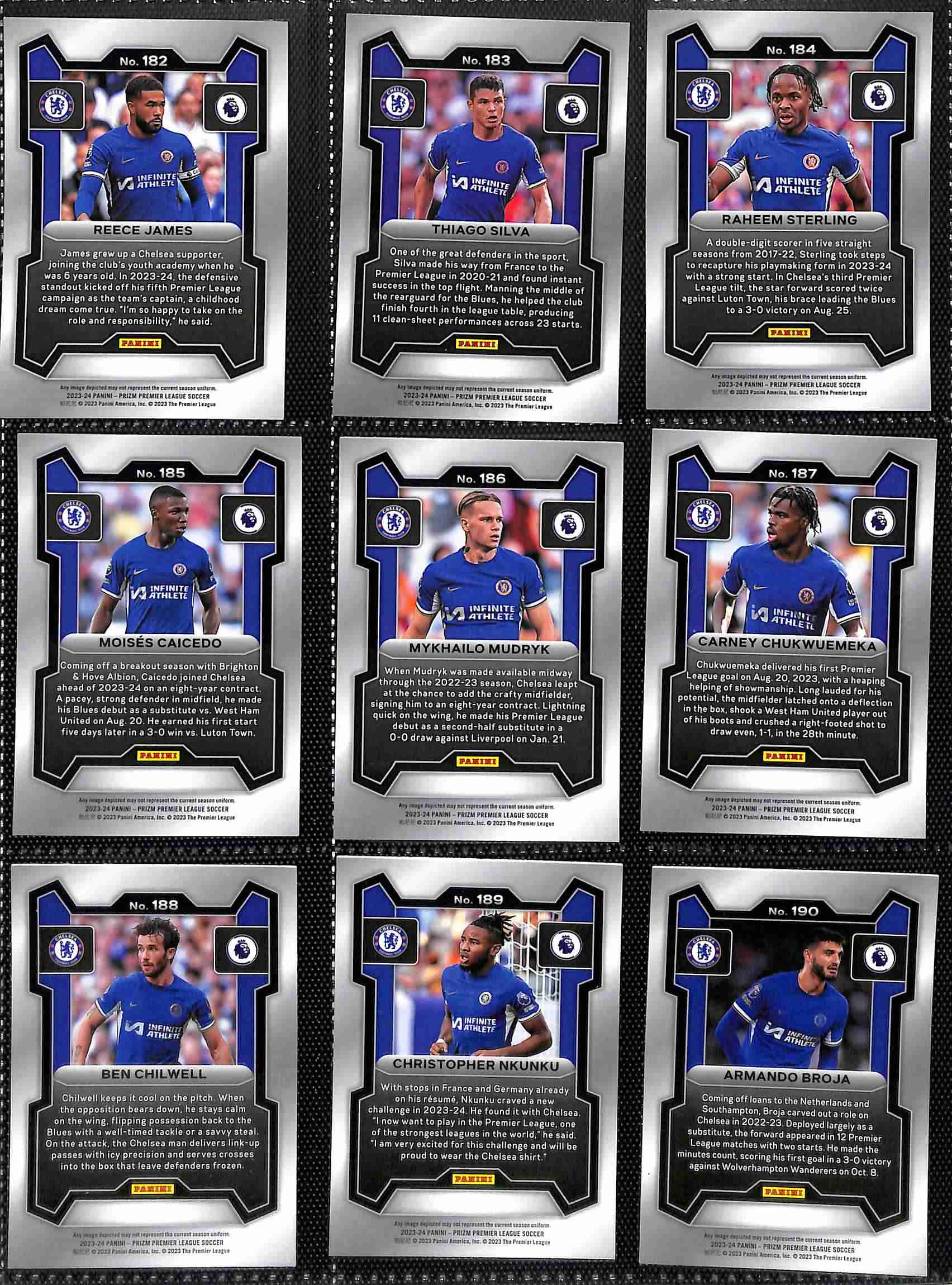 Chelsea FC 2023–24 Panini Prizm Team Set - Image 3