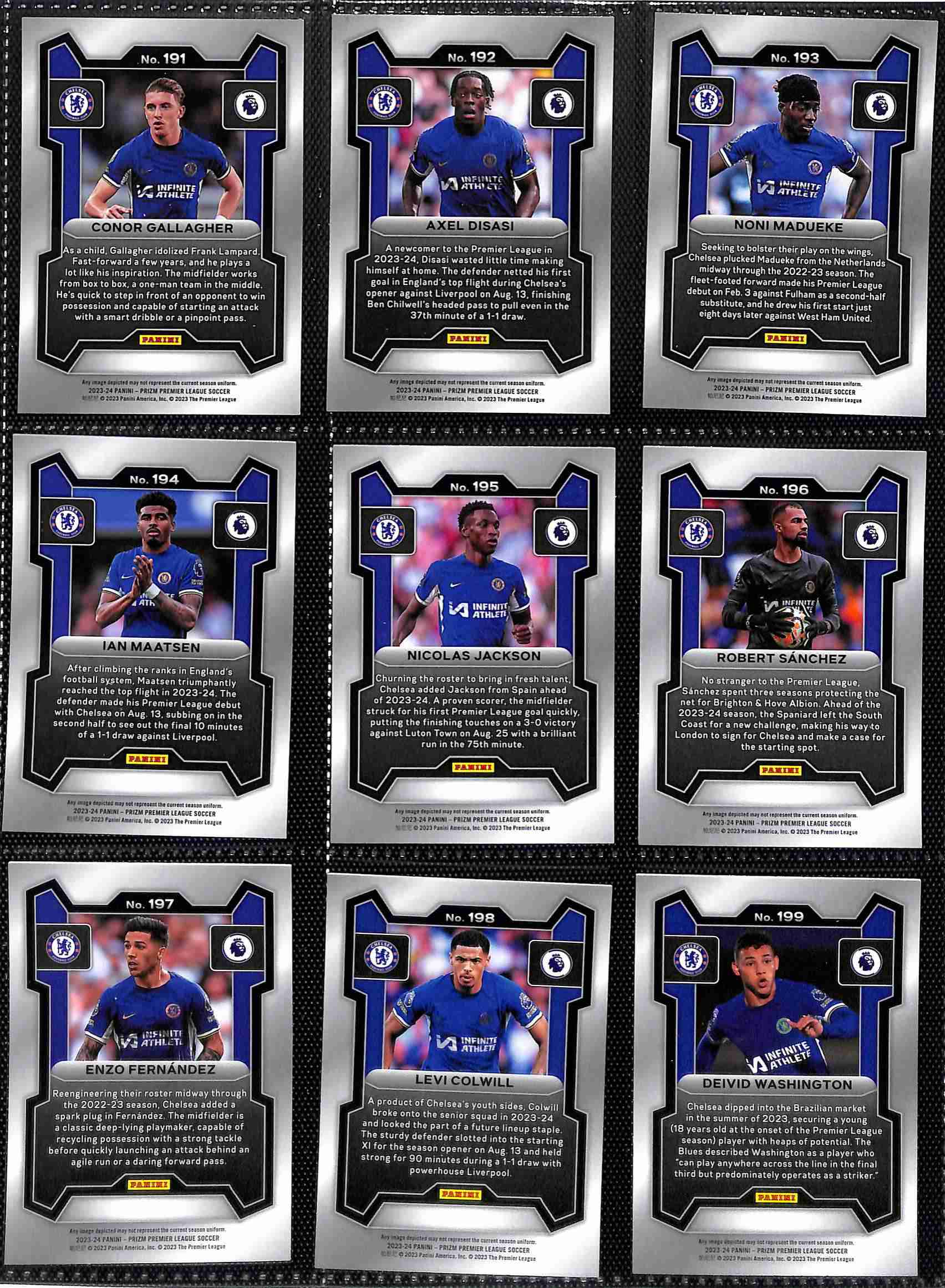 Chelsea FC 2023–24 Panini Prizm Team Set - Image 4