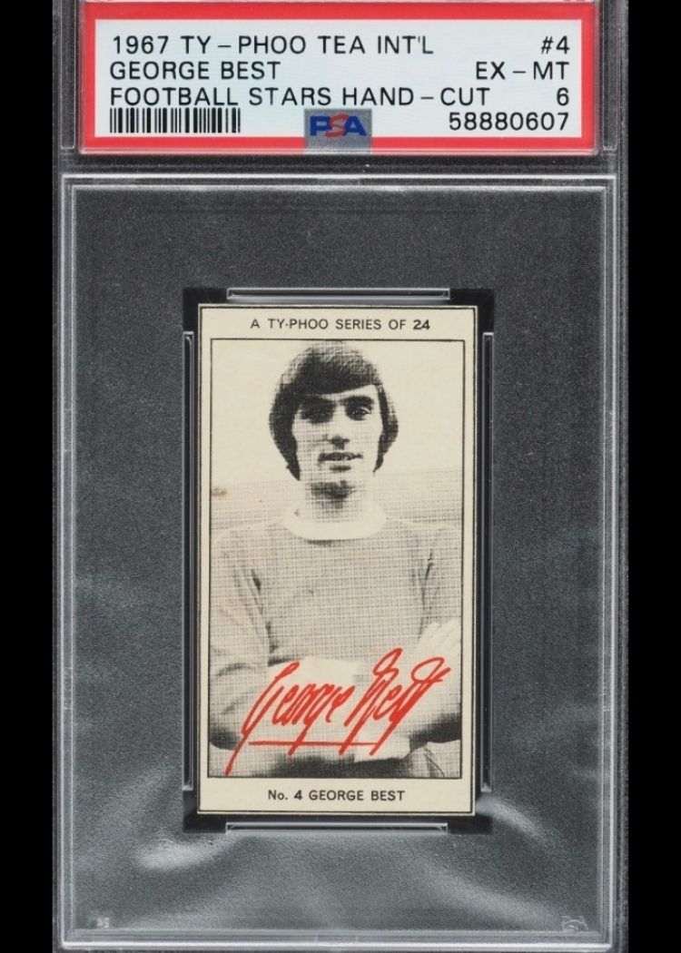 1967 Ty-Phoo Tea International Football Stars George best